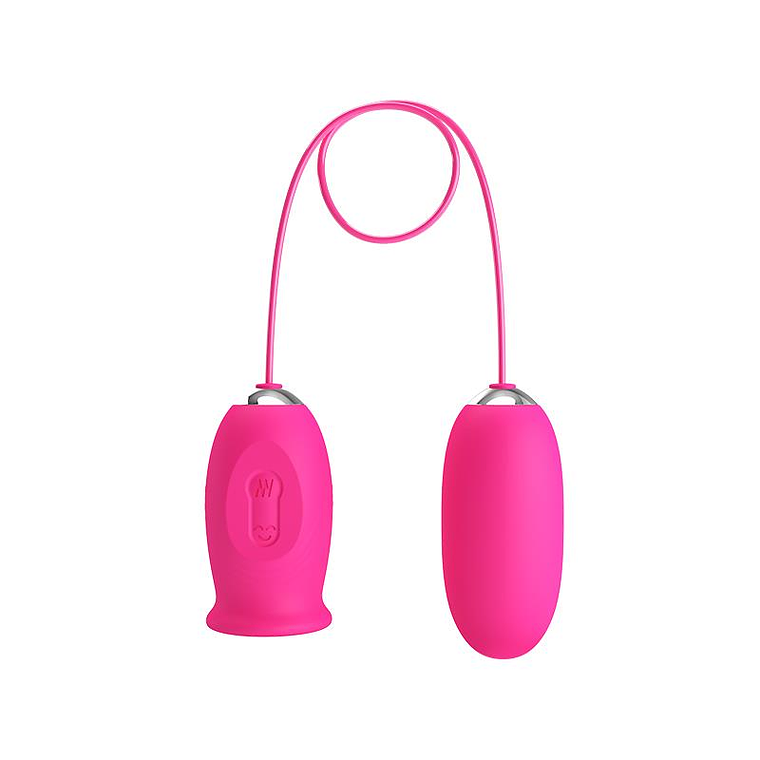 Daisy Vibrating Egg with Licking Tongue Pink 2