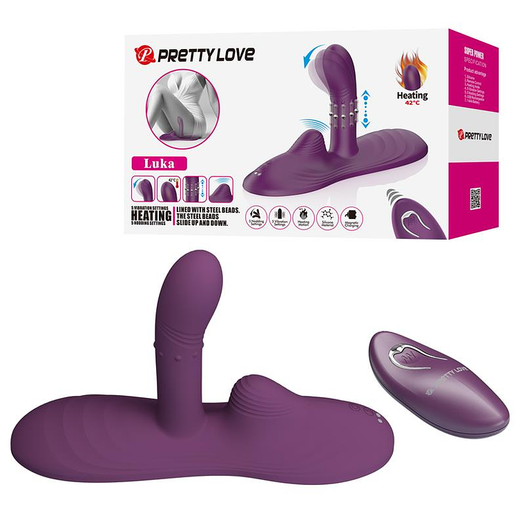 Luka Seat with Vibrator, Finger, Heat Effect and Rotating Beads 1