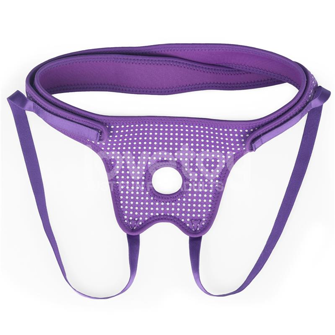 Easy Strap On Harness Polka Dots Purple 2