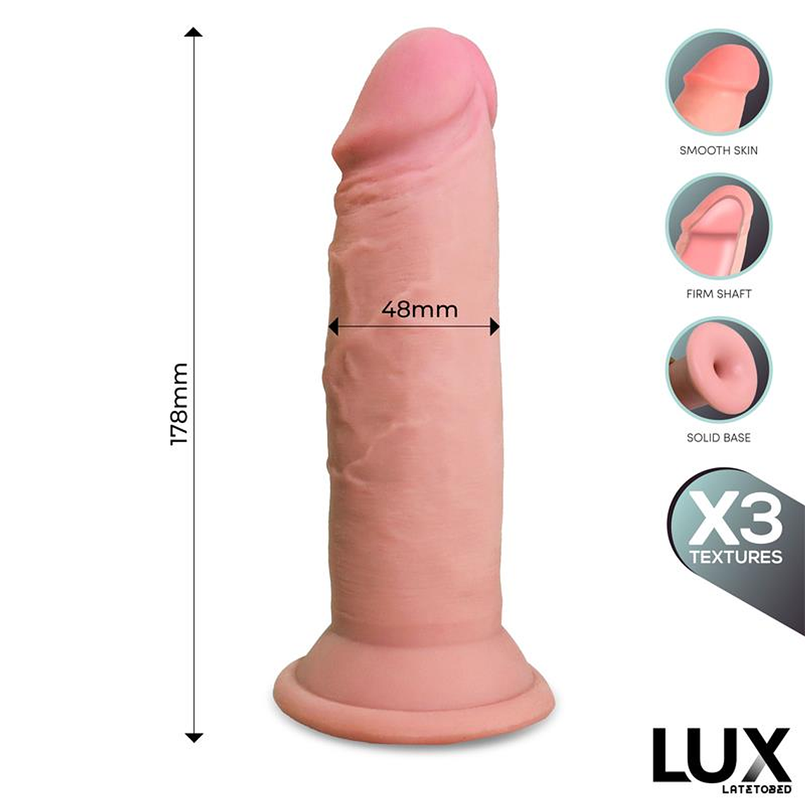 Wolf Triple Density Dildo 7 5