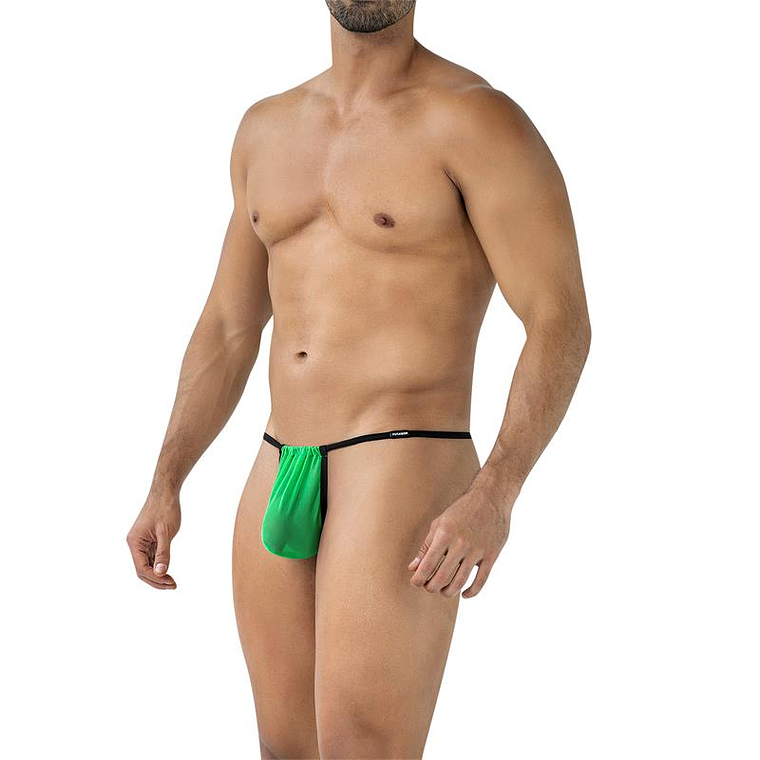 C4MSPX04 Fluo Pouch V-String Green 1