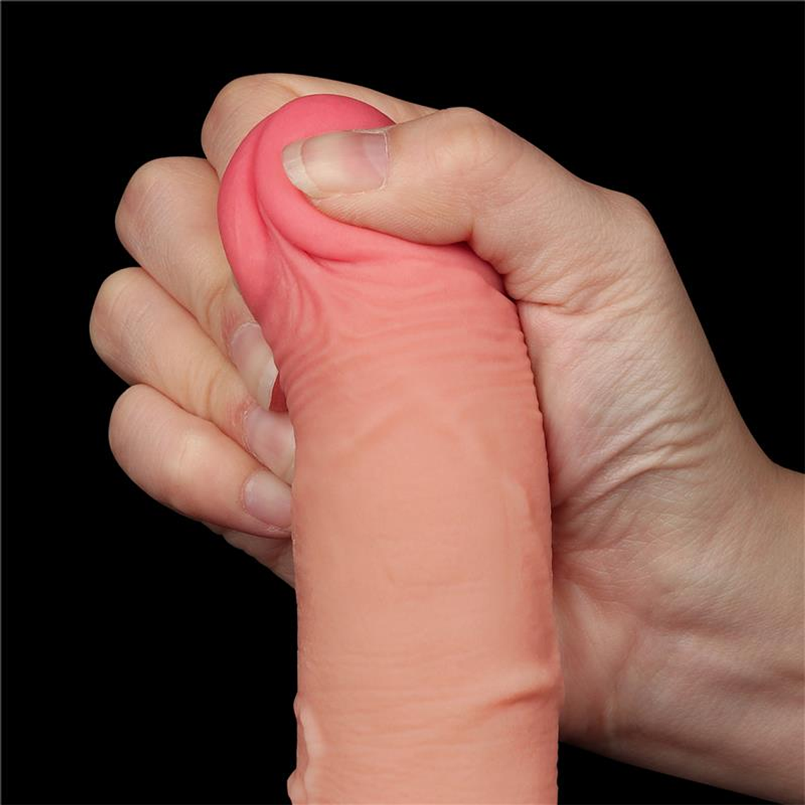 Sliding Skin Dual Layer Dildo 7.5 3
