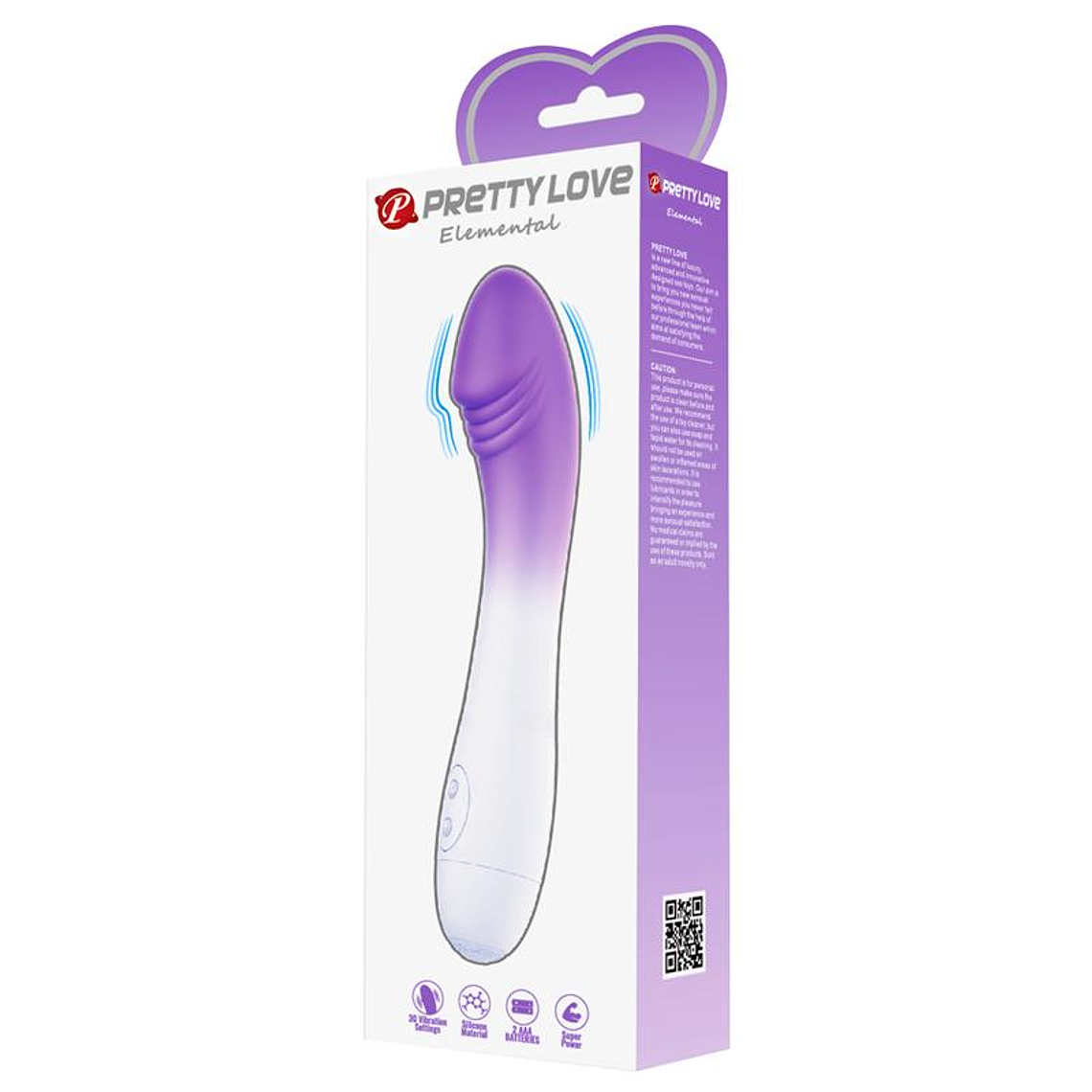 Elemental G Spot Vibrator Purple Gradient 10