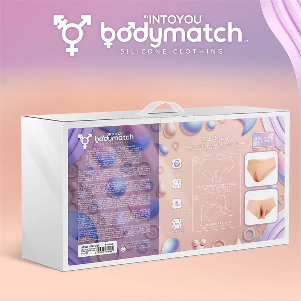Bexly Realistic Vagina Panties Liquid Silicone One Size 5