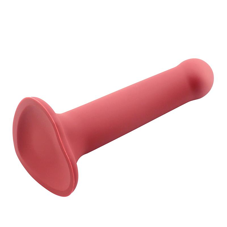 Bouncy Liquid Silicone Dildo Hiper Flexible 7 - 18 cm Size M Burgundy 5