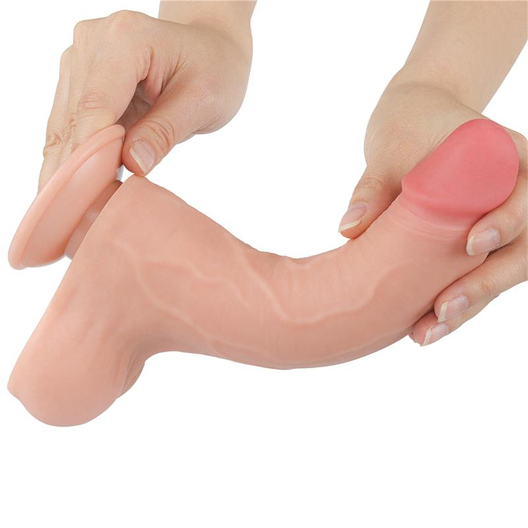 Sliding Skin Dual Layer Dildo 8.5 10