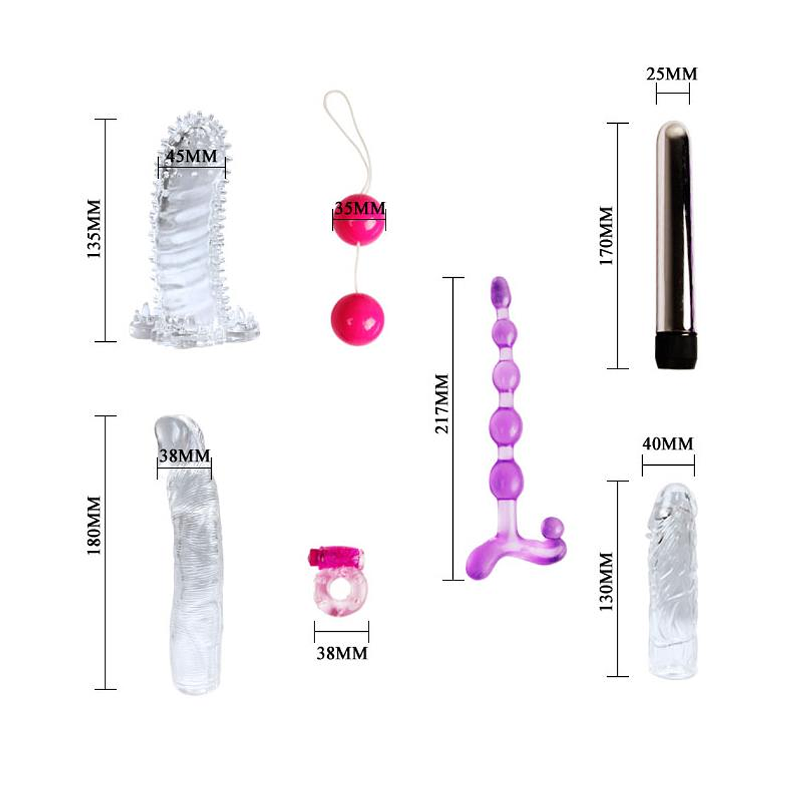 Penis Sleeve and Dildo Kit 6
