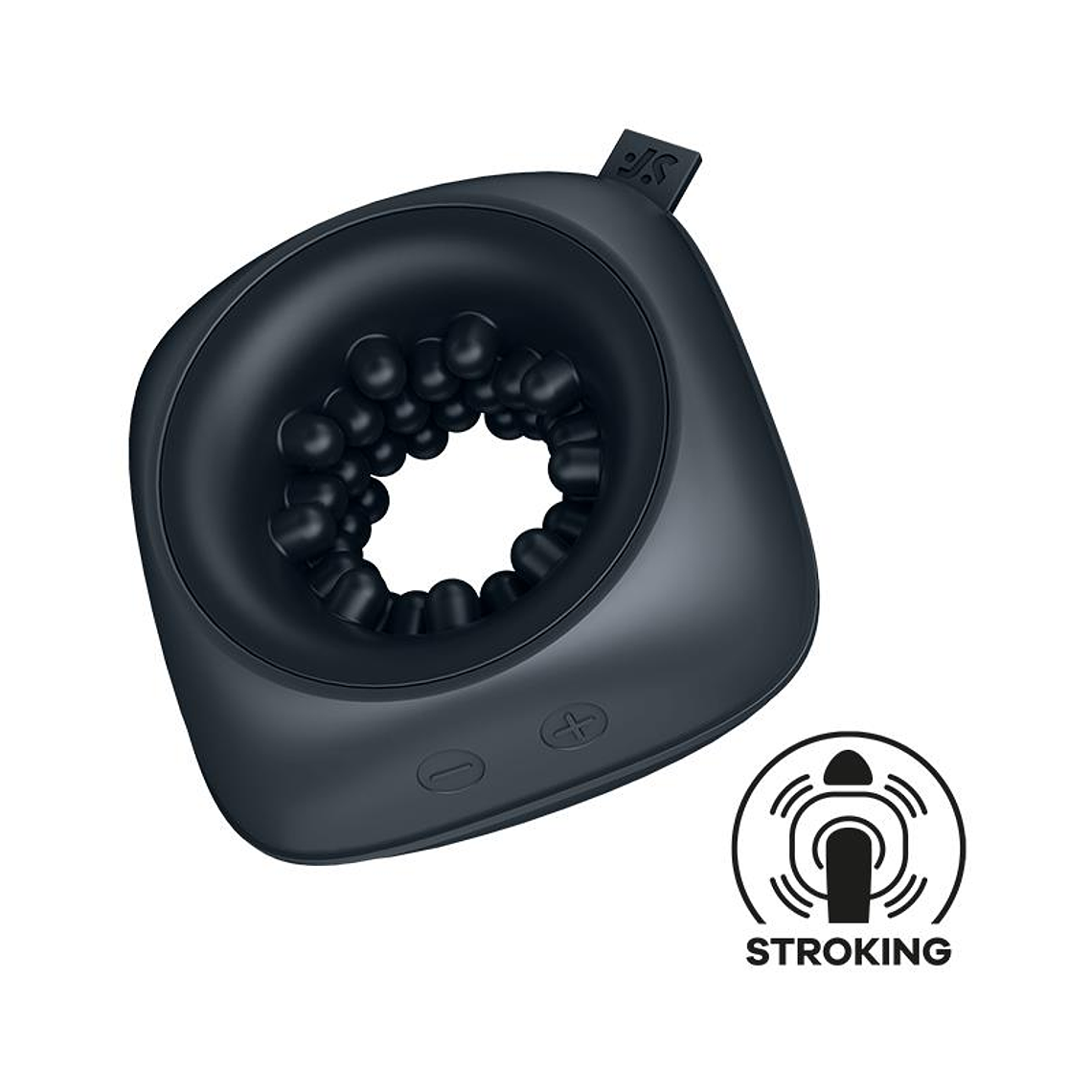 Ring Stroker Pocket Size Masturbator Ring Black 1