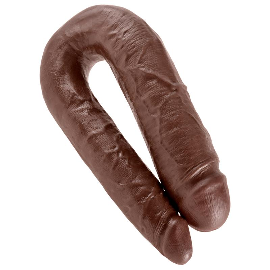 King Cock Double Penetrator Cock Large - Brown 1