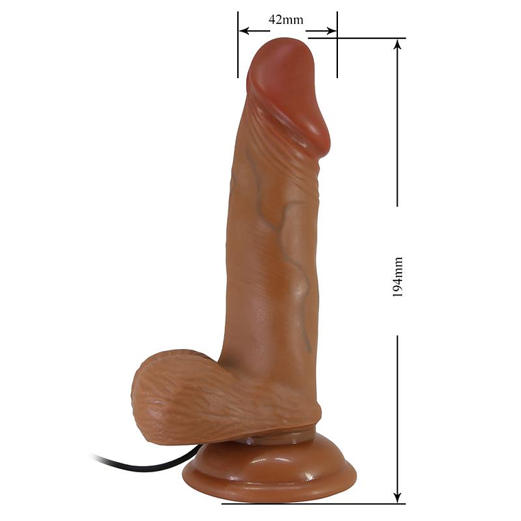 Zebulon Relistic Vibrating Dildo 7.6 9