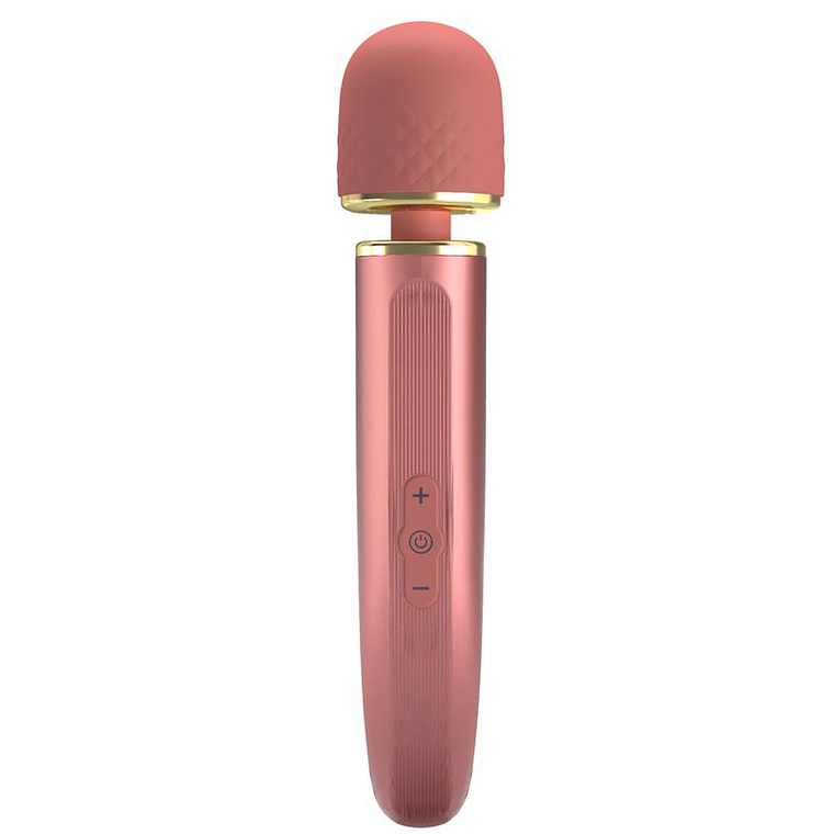 Vibrating Wand USB Silicone Pink 1