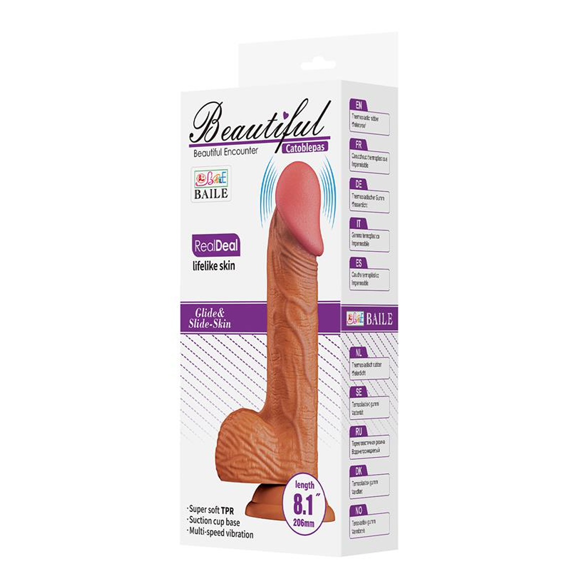 Catoblepas Vibrating Dildo with Remote 8.1 10