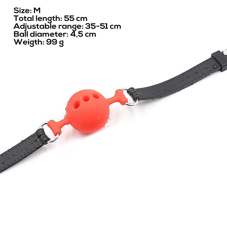 Silicone Breathable Gall Ball M - 4.5 cm 9