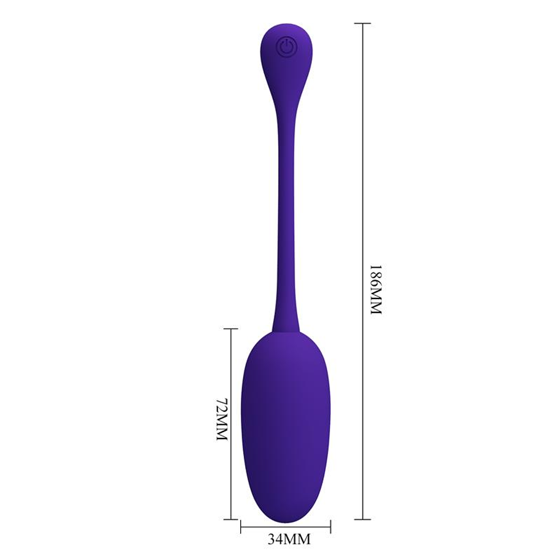 Knucker Vibrating Egg Purple 10