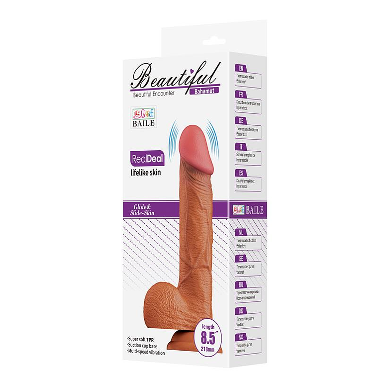 Bahamut Vibrating Dildo with Remote 8.5 10