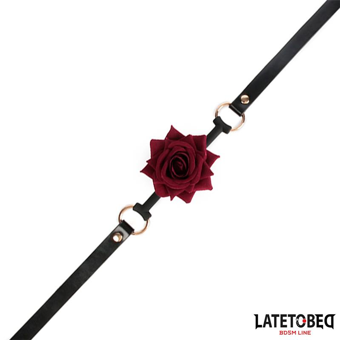 Gold Metal rose gag Ball 4
