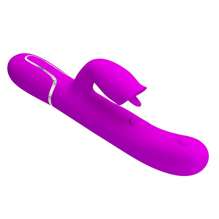 Gigi Vibrator Licking and Thumping Fuchsia 4
