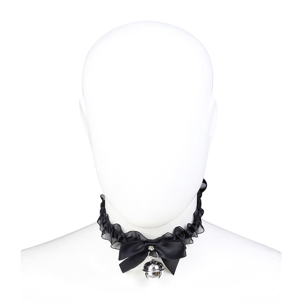Collar with Bow, Bell and Lace 6