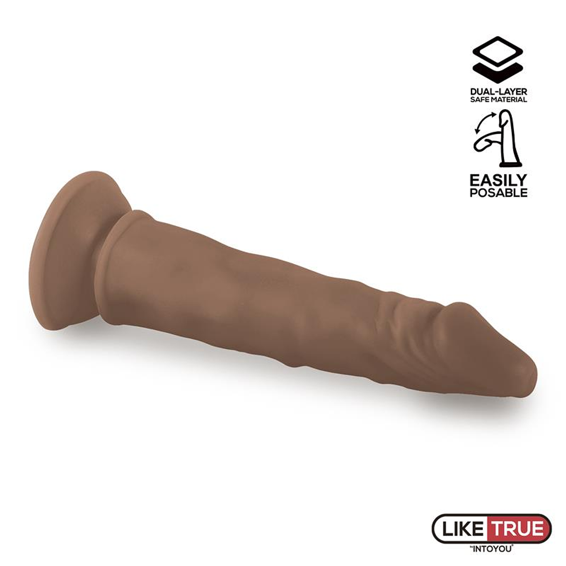 Lenser Articulable-Posable Realistic Dildo 8 Brown 5