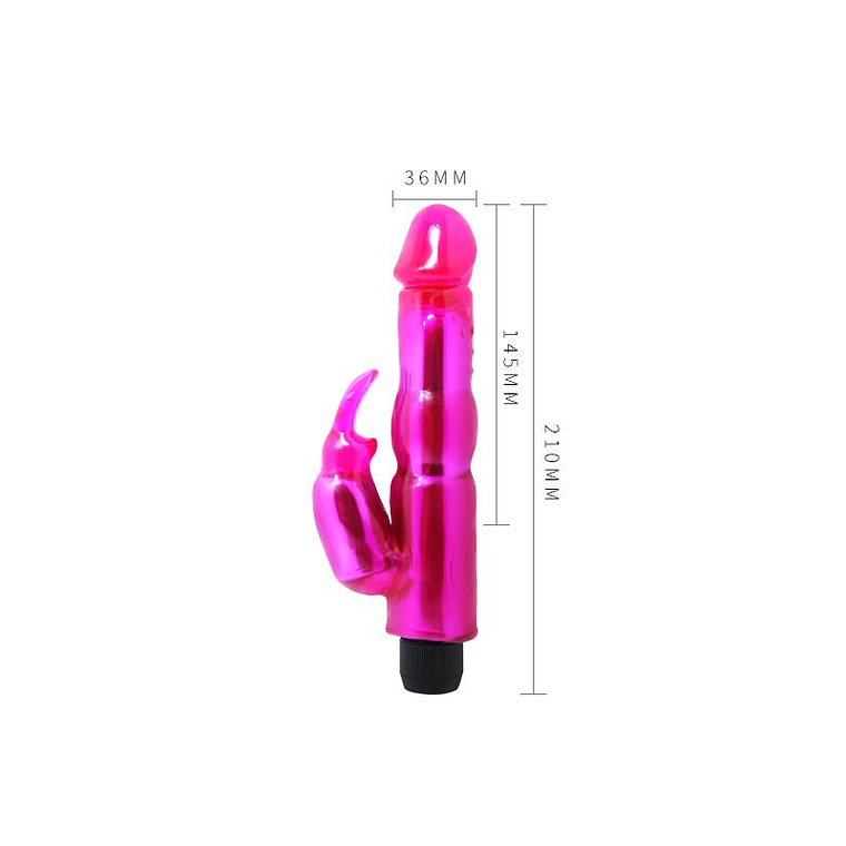 Vibrador Duplo com Formato Bulboso | Massagem Interna e Clitoriana 6