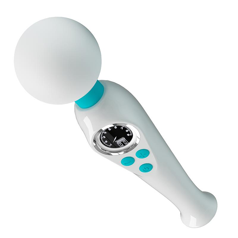 Skyler Massager Wand with Digital Screen White 4