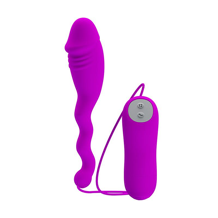 Vibrador Silicone com 12 Modos - Uso Solo e em Casal  1