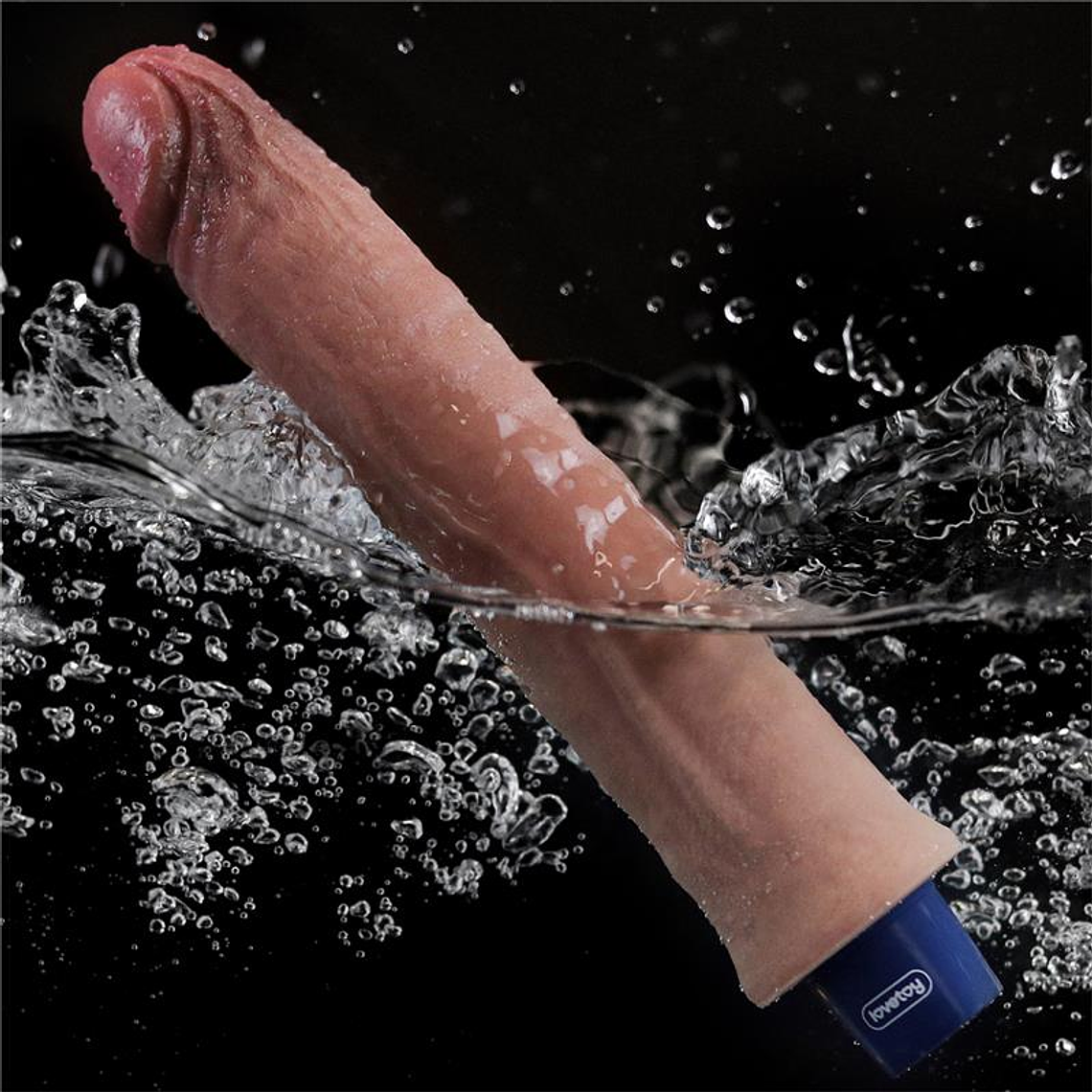 Vibrador Realista em Silicone Platina | 10 Modos | À Prova D'Água 6