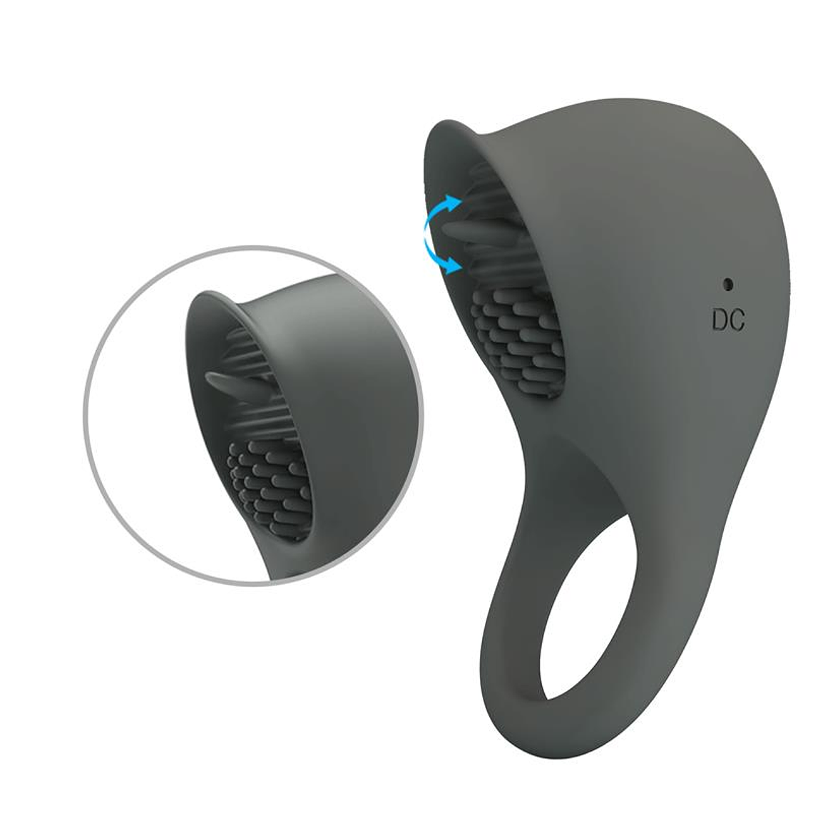 Anel Peniano com Línguas Vibratórias | 12 Funções | Prazer para Ambos 3