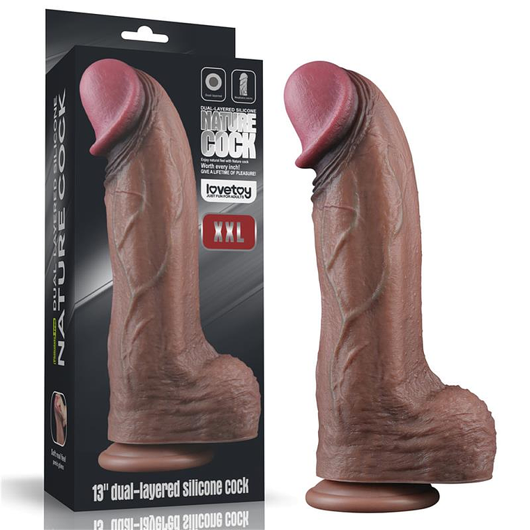 Dildo Realista XXL Dupla Camada | Tecnologia Dual-Density 11