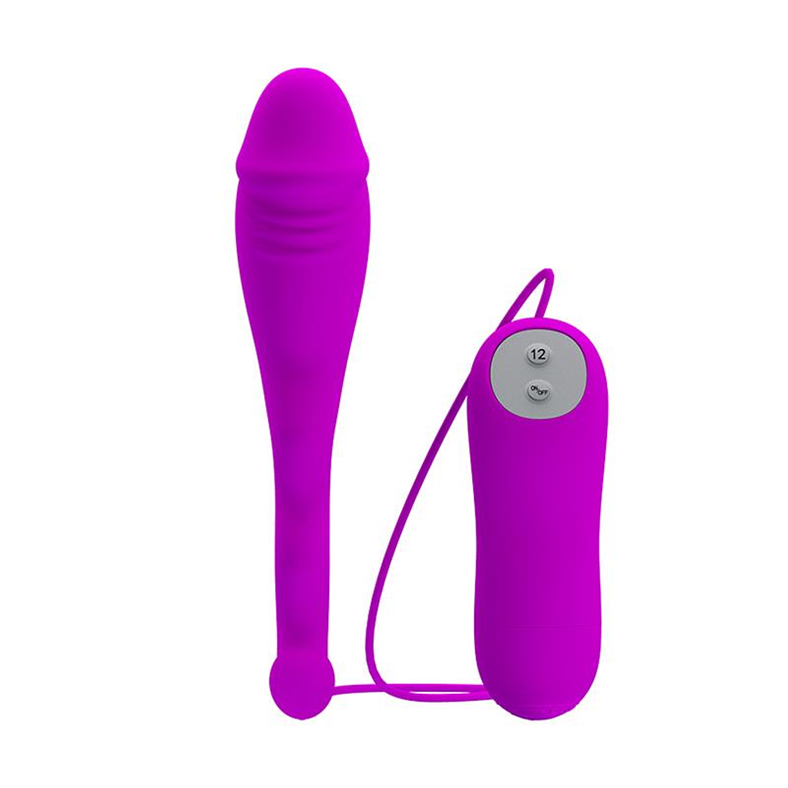 Vibrador Silicone com 12 Modos - Uso Solo e em Casal  2