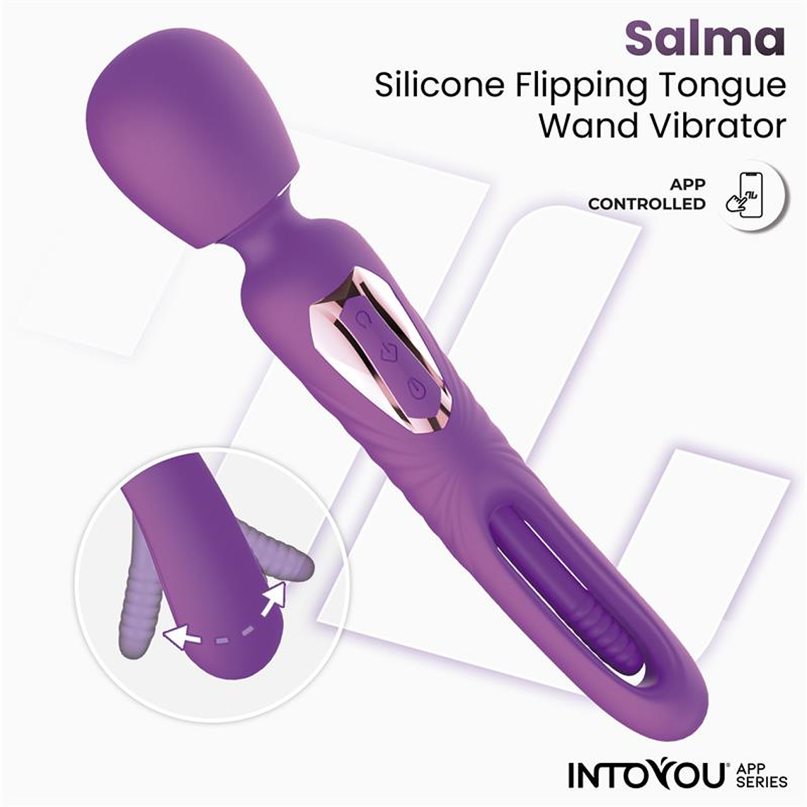 Salma - Vibrador com Língua e App Control | Intoyou® App Series 4