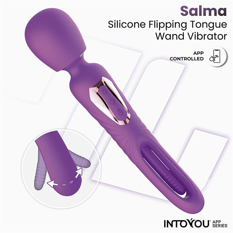 Salma - Vibrador com Língua e App Control | Intoyou® App Series 4