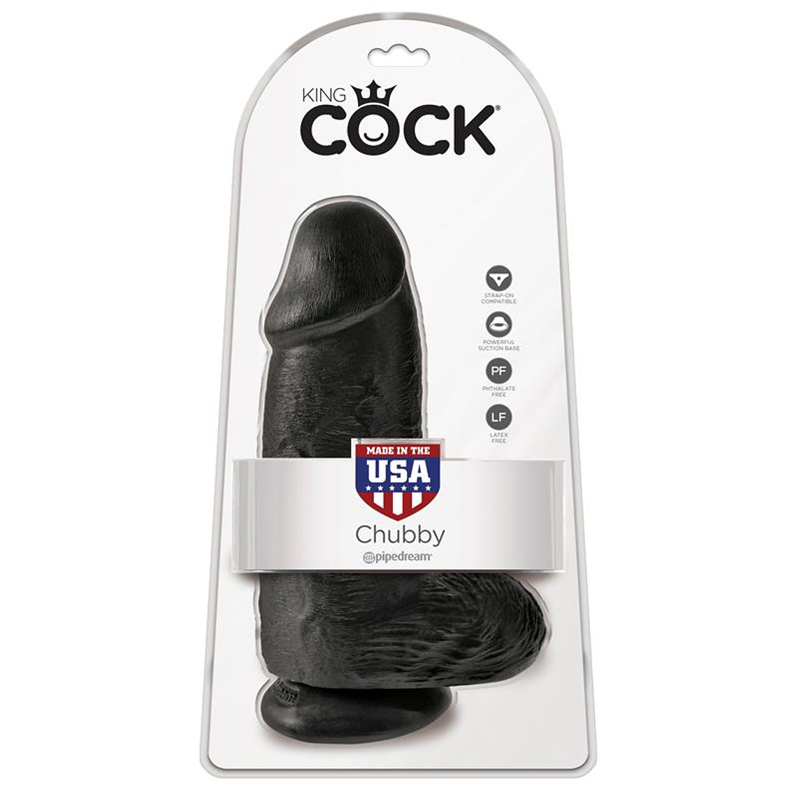 King Cock - Dildo Realista com Ventosa e Base Compatível com Arnês 2