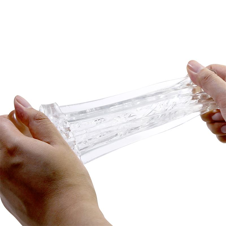 Masturbador com Textura Interna | Bola Mágica | TPE Flexível 6