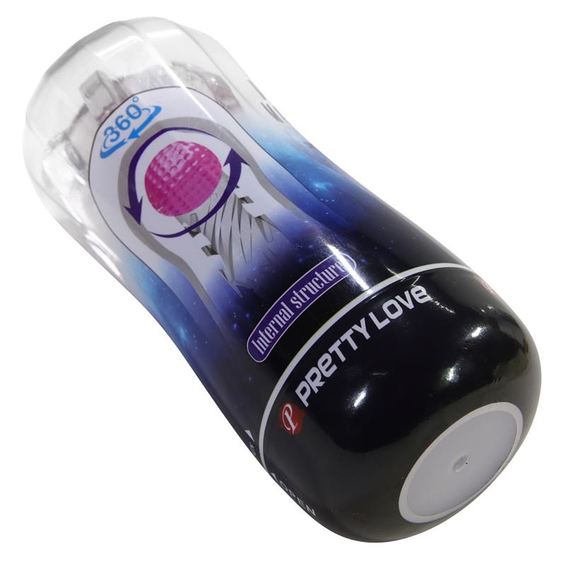 Masturbador com Textura Interna | Bola Mágica | TPE Flexível 7