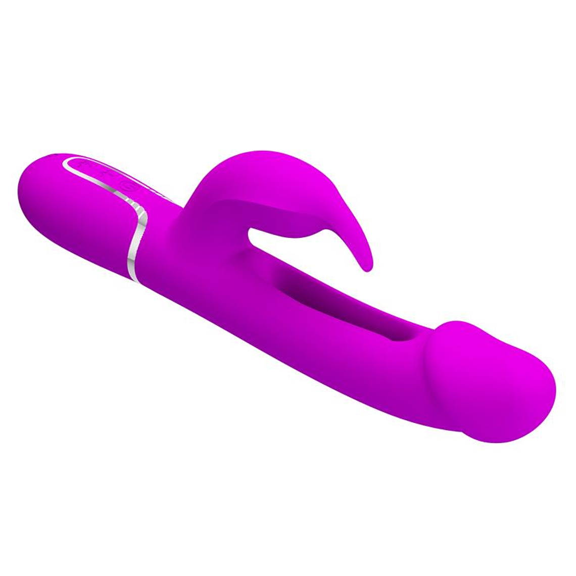 Vibrador Duplo com Língua Oscilante e Botão do Clímax 4
