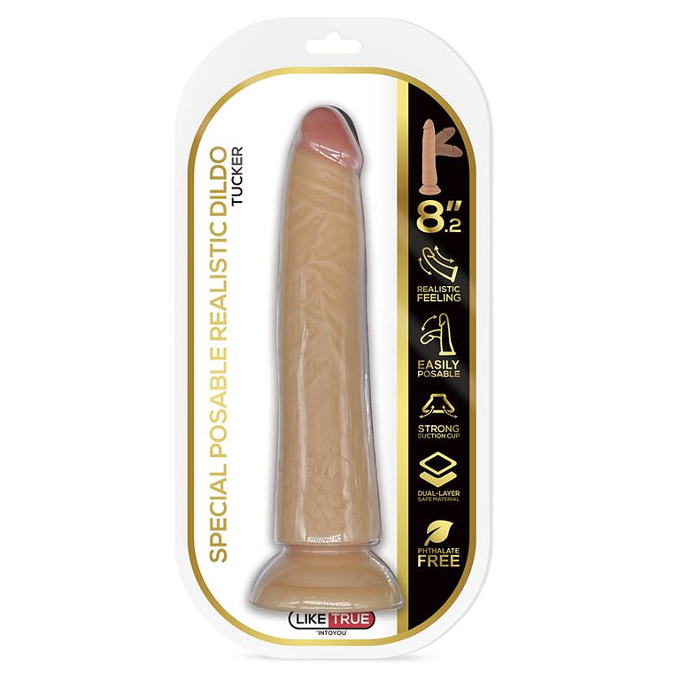 LikeTrue Trucker | Dildo Realista Articulável com Ventosa 7