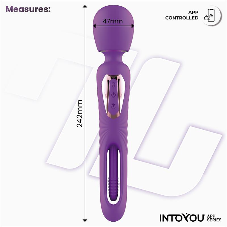 Salma - Vibrador com Língua e App Control | Intoyou® App Series 8