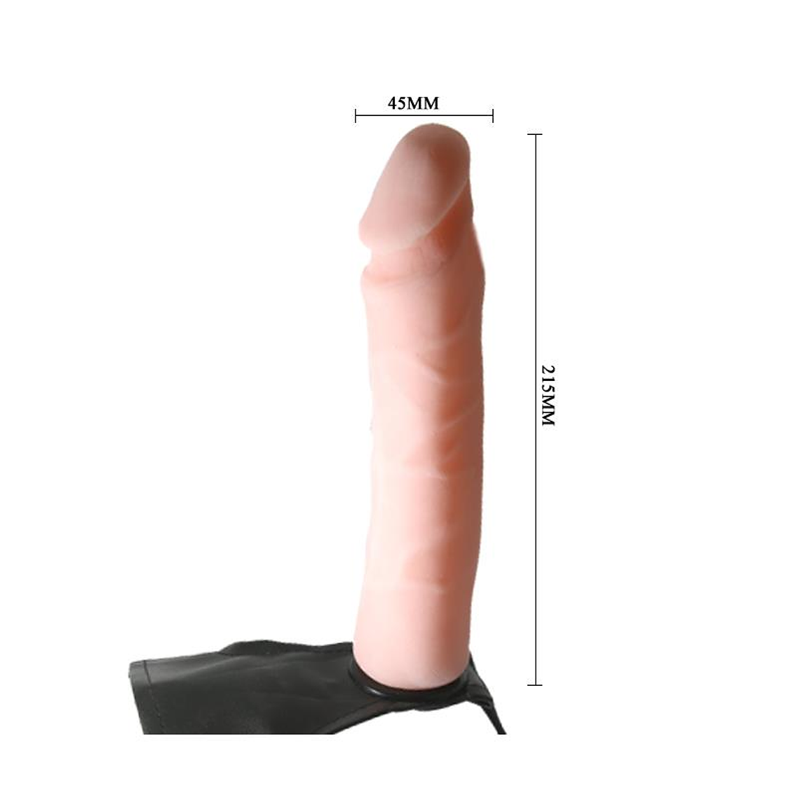 Kit Strap-On com Dildo Realista | 21,5cm | Moldado Anatómico 6
