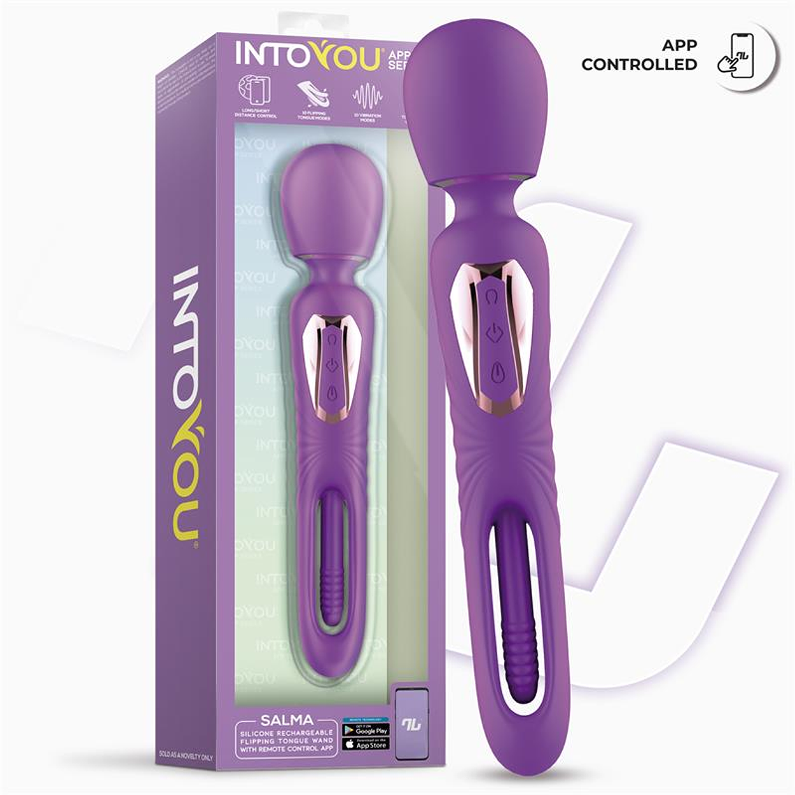 Salma - Vibrador com Língua e App Control | Intoyou® App Series 9