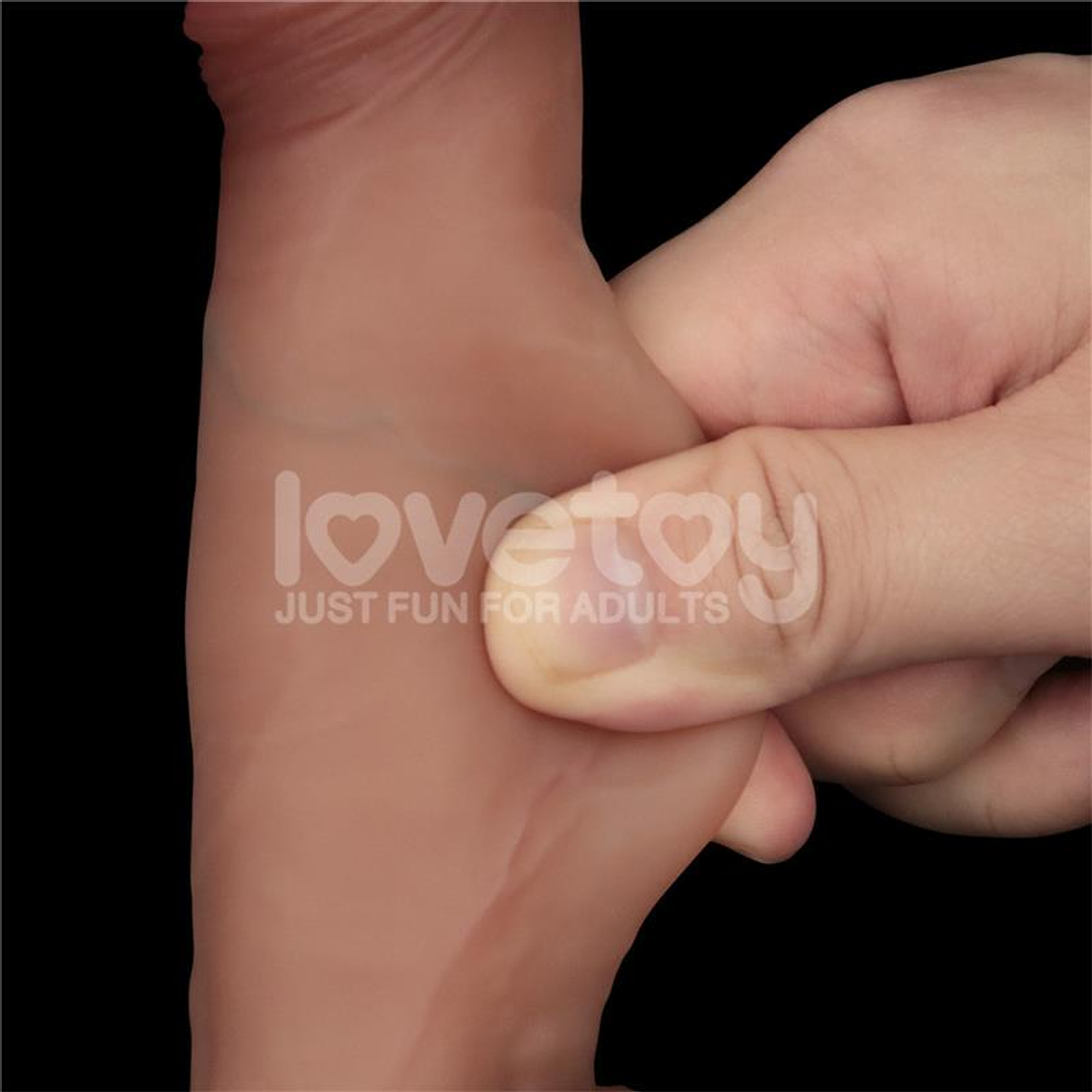 Sliding Pro Dildo Sliding Skin Dual Layer 7.5 10