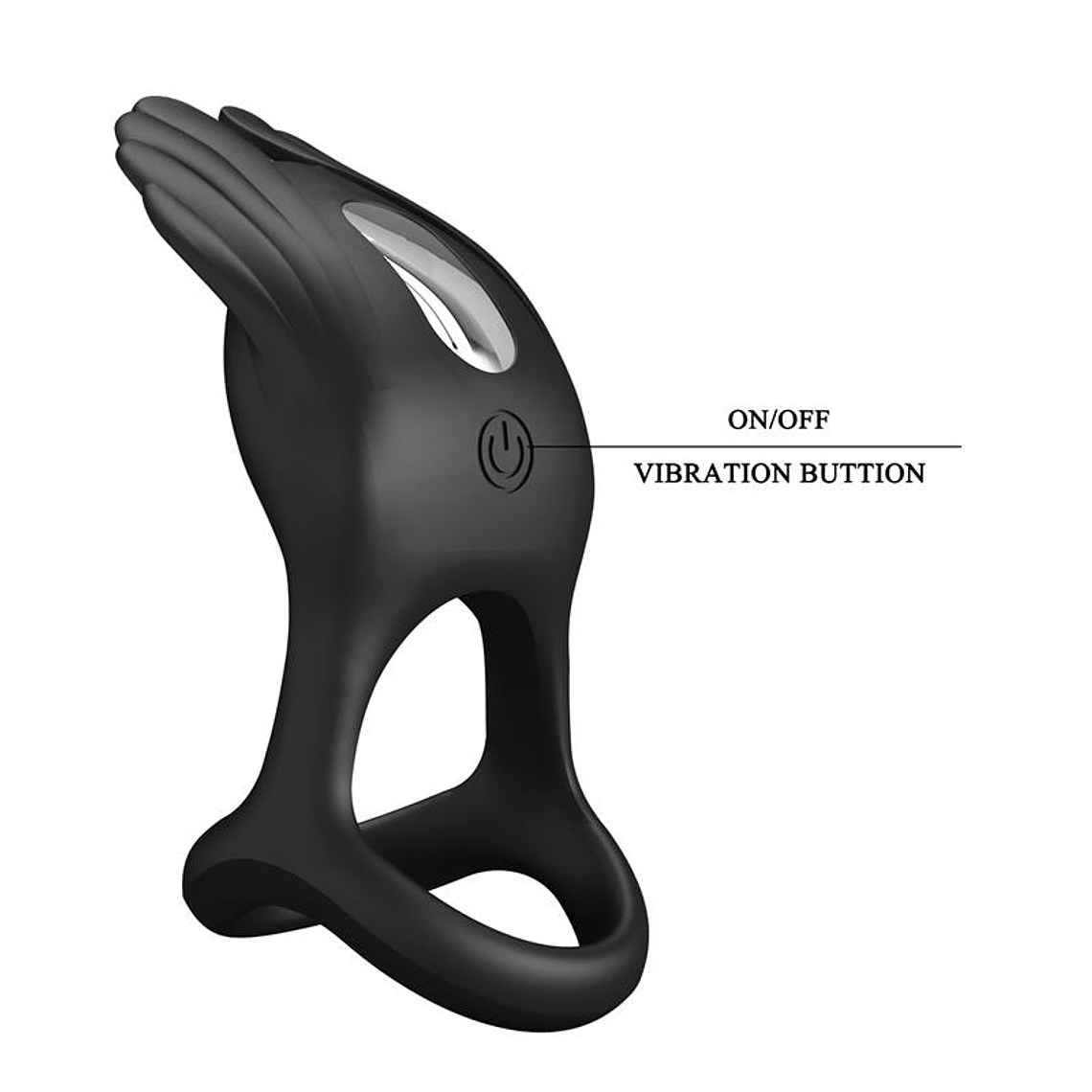 Anel Vibratório Duplo | 7 Modos | Estimulação Peniana e Clitoriana 7