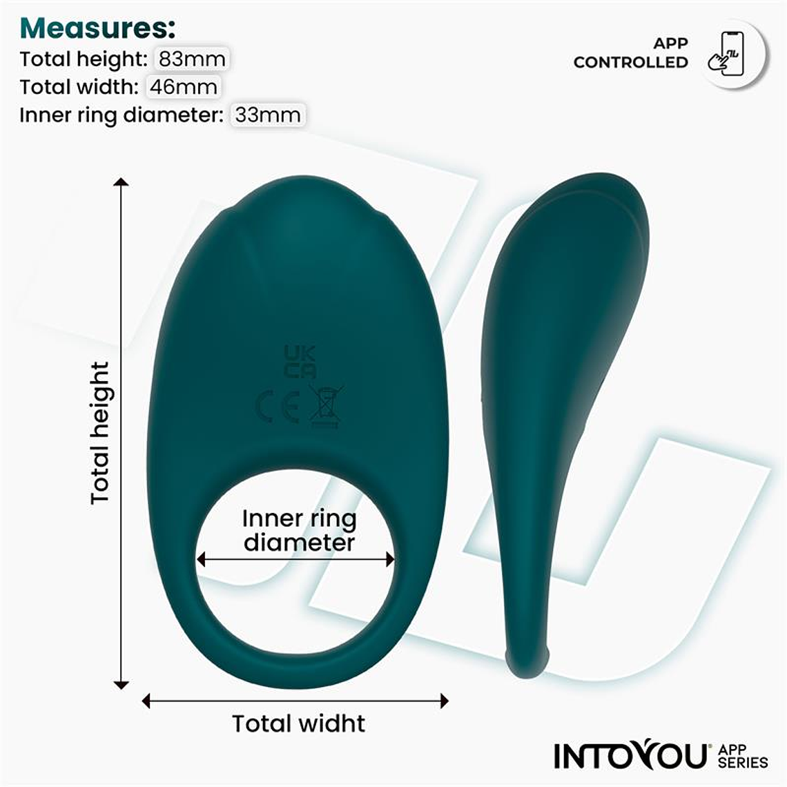 Anel Peniano Ringo Intoyou® | Controlo por App | Vibração Poderosa 9