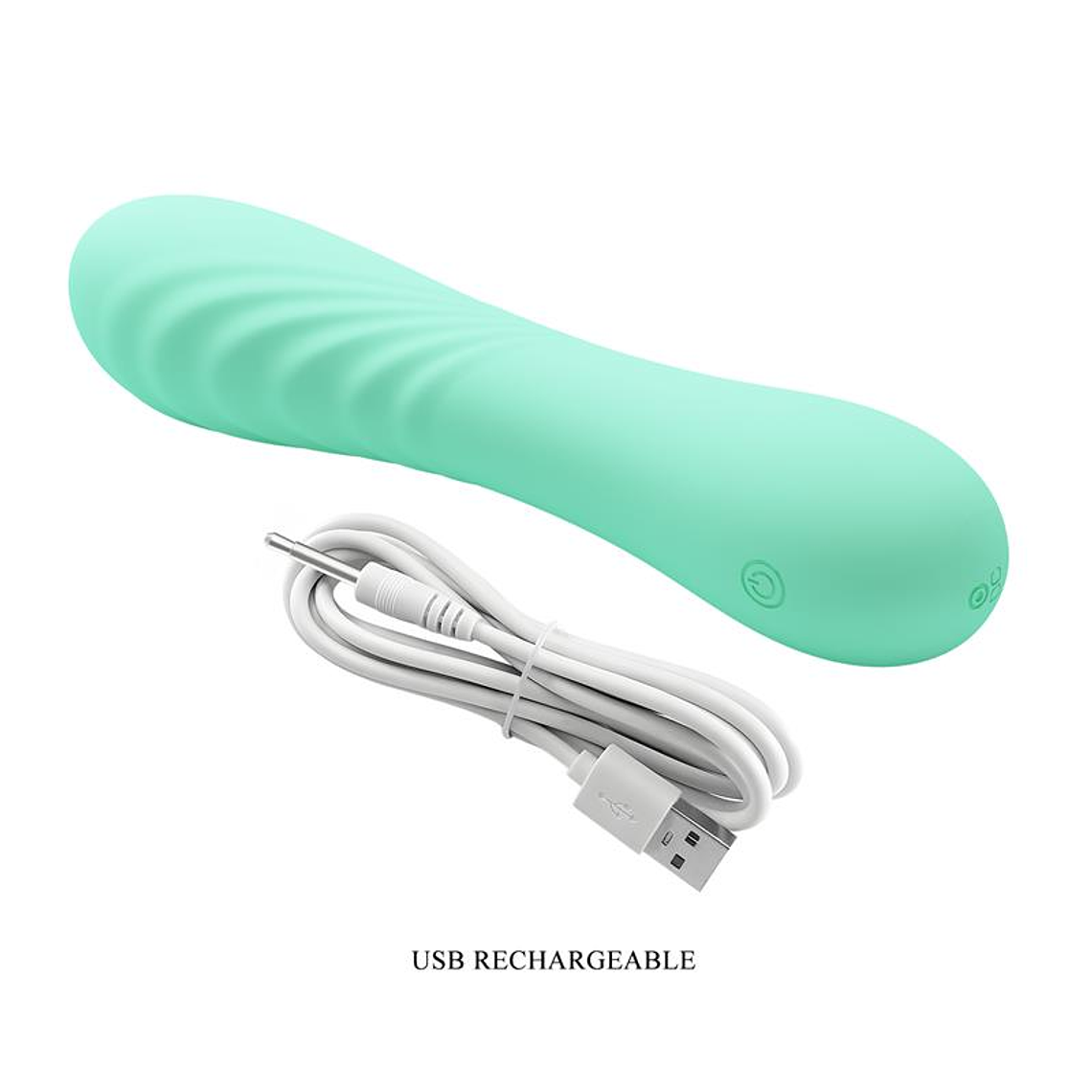 Vibrador Elegante de Cobertura Total em Silicone 8