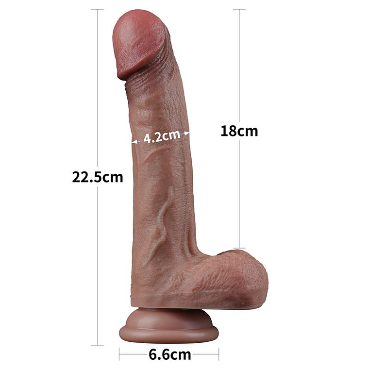 Dual Layered Dildo 9 15