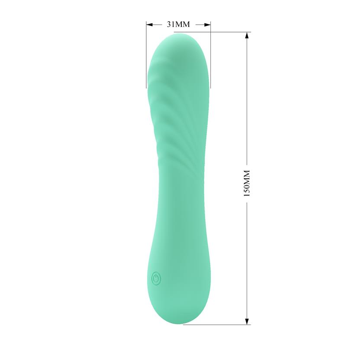 Vibrador Elegante de Cobertura Total em Silicone 9