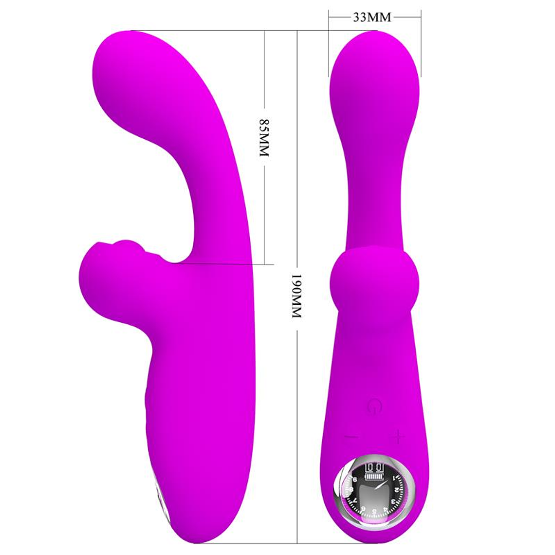 Vibrador Multifunção com Pulsação e 10 Modos de Vibração 11