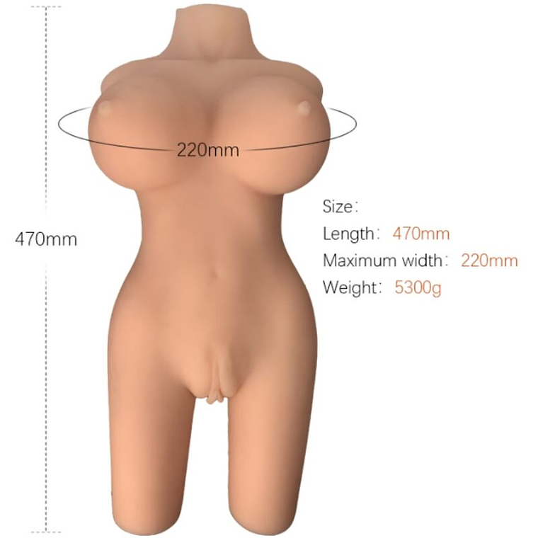Boneca Torso Feminino Armony - O Ápice do Realismo Sensorial 5