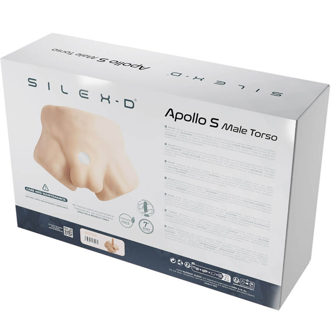 Torso Masculino Apollo S - Realismo Tátil com Vibrador Intercambiável 4