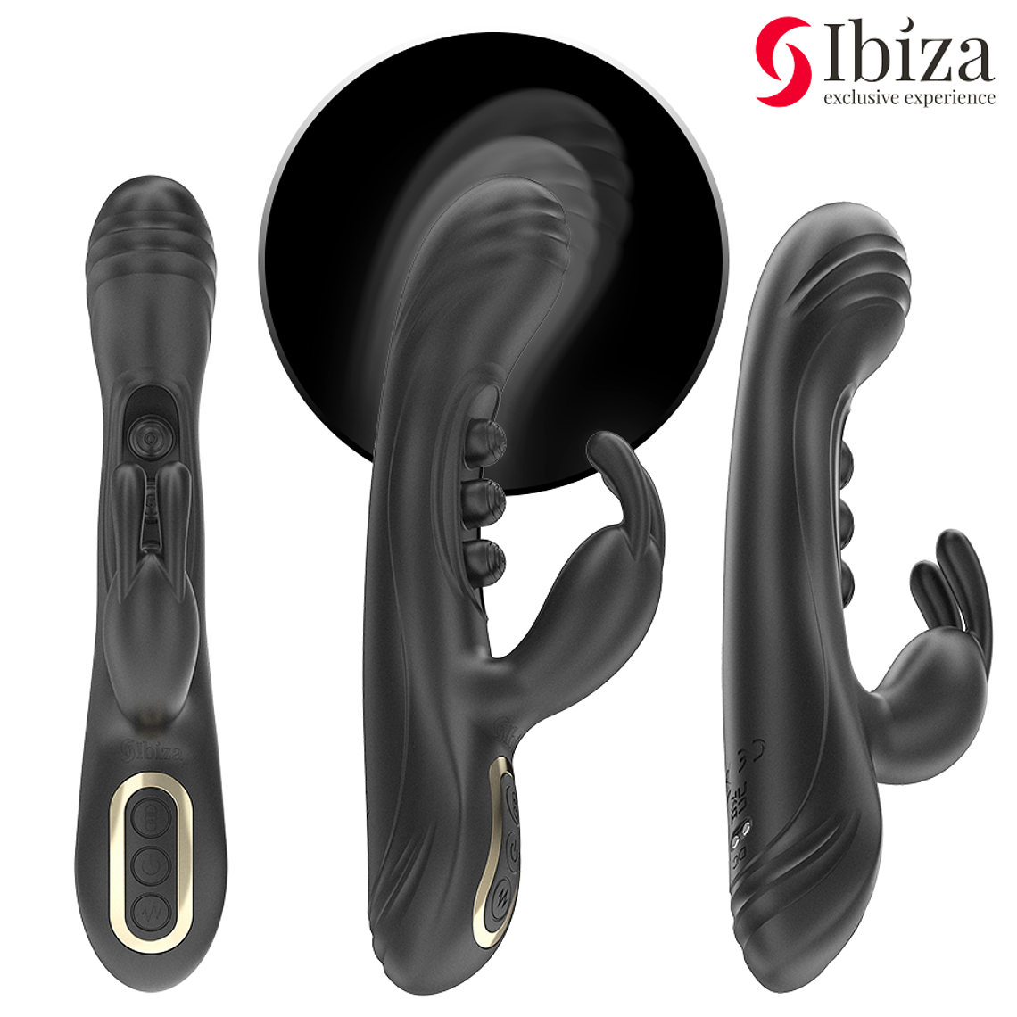 Vibrador Rabbit Pulsante Ibiza - Estimulação Dupla Premium 4